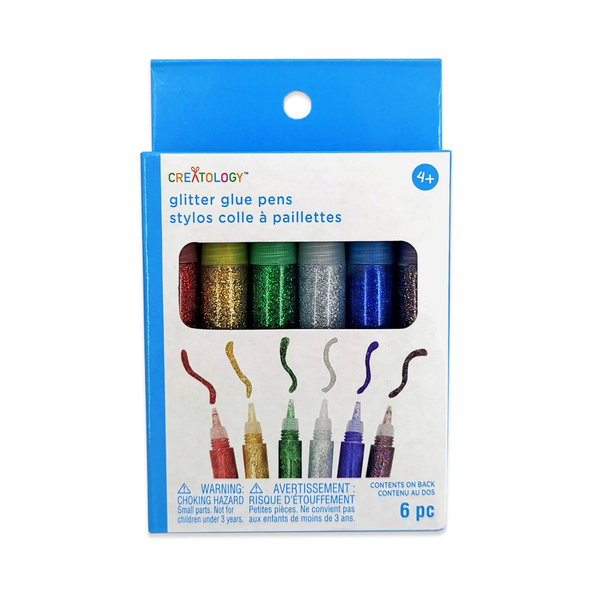 24 Packs: 6 ct. (144 total) Primary Glitter Glue Pens by Creatology™